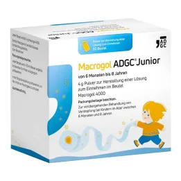 Macrogol ADGC Junior 6 M-8J 4g pulver til H.e.L. at tage, 50 stk