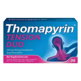 Thomapyrin TENSION DUO 400 mg / 100 mg filmovertrukne tabletter, 36 stk