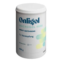 Onligol Macrogol 4000 pulver til fremstilling af e.solution dåse, 400 g