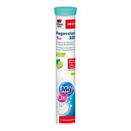 Doppelherz Magnesium 500 + B12 brusetabletter, 15 stk
