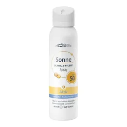 Solbeskyttelse &amp; Care Active Aerosol Spray LSF 50, 150 ml