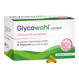 Glycowohl Vitamin B komplet + Inositol + Cholin kapsler, 140 stk