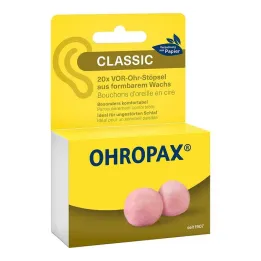 Ohropax Klassisk voks foran ørepropperne, 20 stk