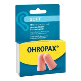Ohropax bløde skum i ørepropper, 10 stk