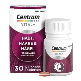 Centrum Vital + Skin Hair &amp; Nails Tabletter, 30 stk