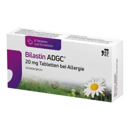 Bilastin ADGC 20 mg tabletter til allergi, 6 stk