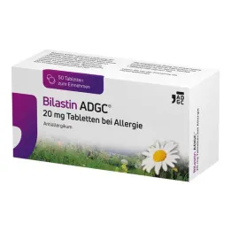 Bilastine ADGC 20 mg tabletter til allergi, 50 stk