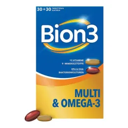 BION3 Multi + Omega-3 kombinationspakke, 2x30 stk