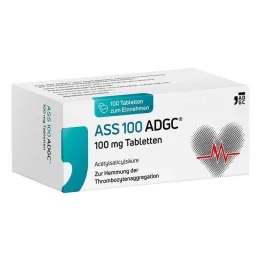 ASS 100 ADGC 100 mg tabletter, 100 stk