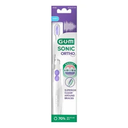 GUM Sonic Ortho sonisk tandbørste, 1 stk