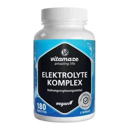 Elektrolytkompleks tabletter med magnesium vegansk, 180 stk