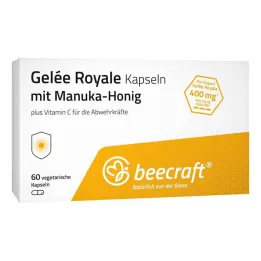 Beecraft Royal Jelly Kapsler med Manuka Honning, 60 stk