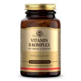 Solgar Vitamin B kompleks kapsler (50 stk.)