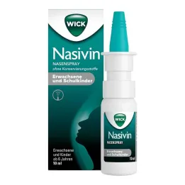 WICK Nasivin næsespray OK voksne / Schulkin.0,5 mg / ml, 10 ml
