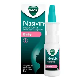 WICK Nasivin doseringsdråbe ok Baby 0,1 mg/ml Ntr, 5 ml