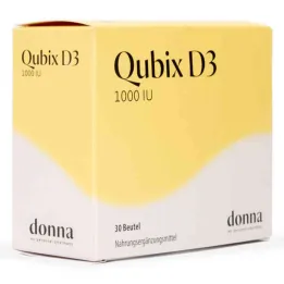 Medis Qubix Vitamin D3 1000 IU pulver (30 stykker)