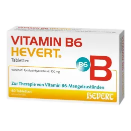 VITAMIN B6 HEVERT tabletter, 60 stk