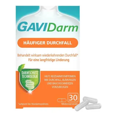 Gavidarm Frequent Diarré Kapsler, 30 stk