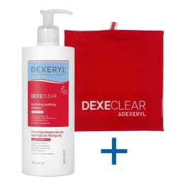 Dexeryl Dexeclear rensende fugtgivende, 400 ml