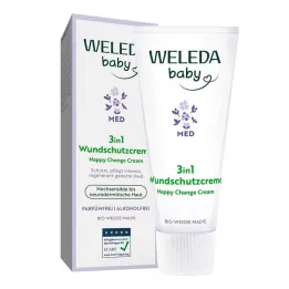 Weleda 3i1 sårbeskyttelse creme hvid mallow, 50 ml