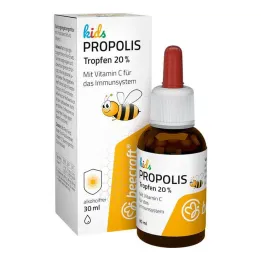 Beecraft Kids Propolis økologiske dråber 20% plus C-vitamin, 30 ml