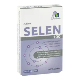 Selen 100 µg tabletter, 120 stk