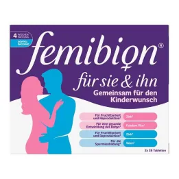 Femibion til hendes &amp; him tabletter, 2x28 stk