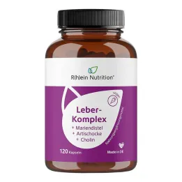 Leverkompleks marietidsel + artiskok + cholinkapsler, 120 stk