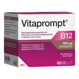 Vitaprompt B12 500 µg direkte sticks, 60 stk