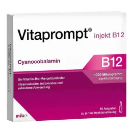 Vitaprompt injekt B12 1000 µg injektionsvæske, 10x1 ml