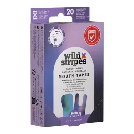 Wild Stripes Mouth Tapes Sunset Plasters, 20 stk