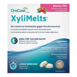 Xylimelts klæbetabletter bærblanding Oracoat, 40 stk
