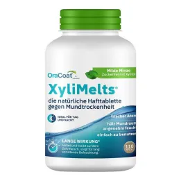 Xylimelts klæbetabletter mild mint Oracoat, 110 stk