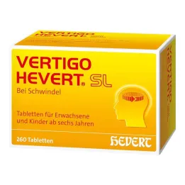 Vertigo Hevert SL tabletter, 260 stk
