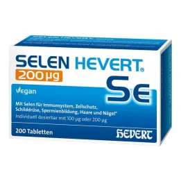 Selen Hevert 200 µg tabletter, 200 stk