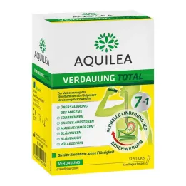 Aquilea Digestion Total Powder til Oral Sticks, 12 stk