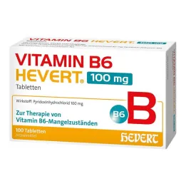 Vitamin B6 Hevert 100 mg tabletter, 100 stk