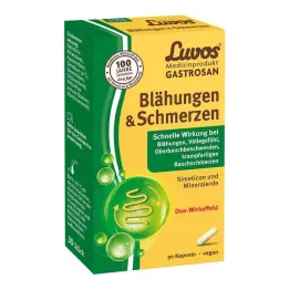 Luvos Gastrosan Flatulens &amp; Smertekapsler, 30 stk