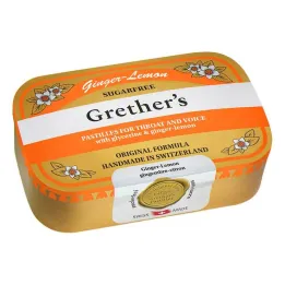 Grethers Ginger Citron sukkerfri, 110 g