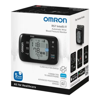 Omron RS7 Intelli IT Handg.Bloodd.Messg.HEM-6232T-E, 1 stk