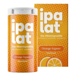 Ipalat The Vitamin Pastille Orange-Ingefær, 40 stk