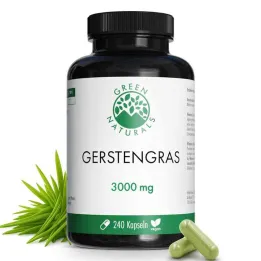 Green Naturals® byggræs 3000 mg kapsler vegansk (240 stykker)