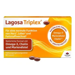 Lagosa Triplex bløde kapsler, 60 stk