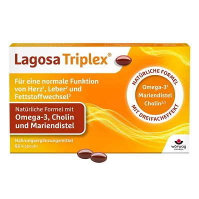 Lagosa Triplex bløde kapsler, 60 stk