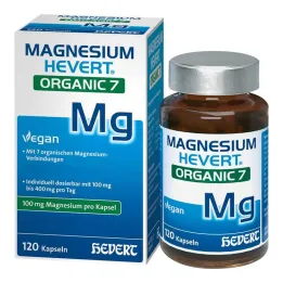 Magnesium Hevert Økologisk 7 kapsler, 120 stk