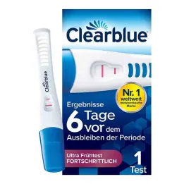Clearblue graviditetstest.6 dage siden 2 hormoner, 1 stk