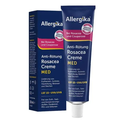 Allergic Anti-Redness Rosacea Cream Med, 30 ml