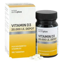 Activplus Vitamin D3 20.000 IE depottabletter (180 stk.)