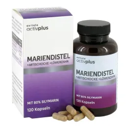 Activplus marietidsel + artiskok + mælkebøttekapsler, 120 stk