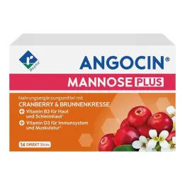 Angocin Mannose Plus oralt pulver, 14X3 g